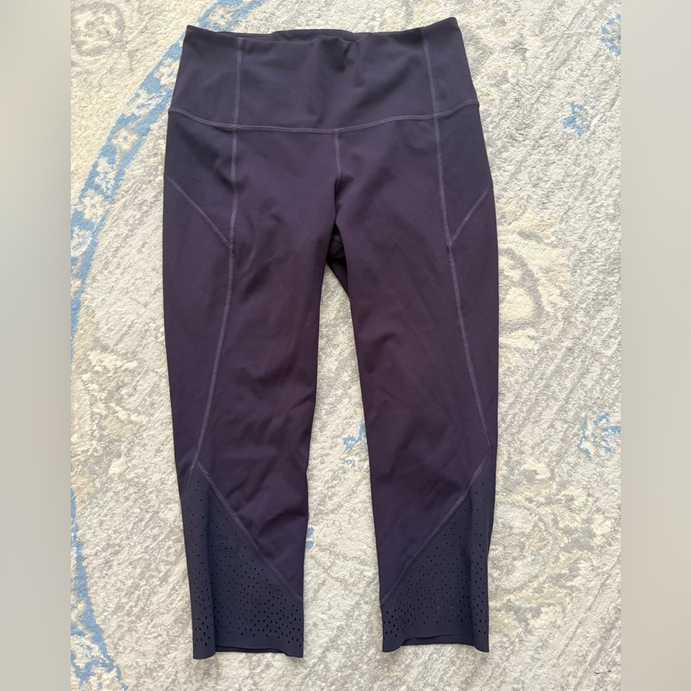 Lululemon Anew Crop (21") Black Grape - Picture 2 of 7